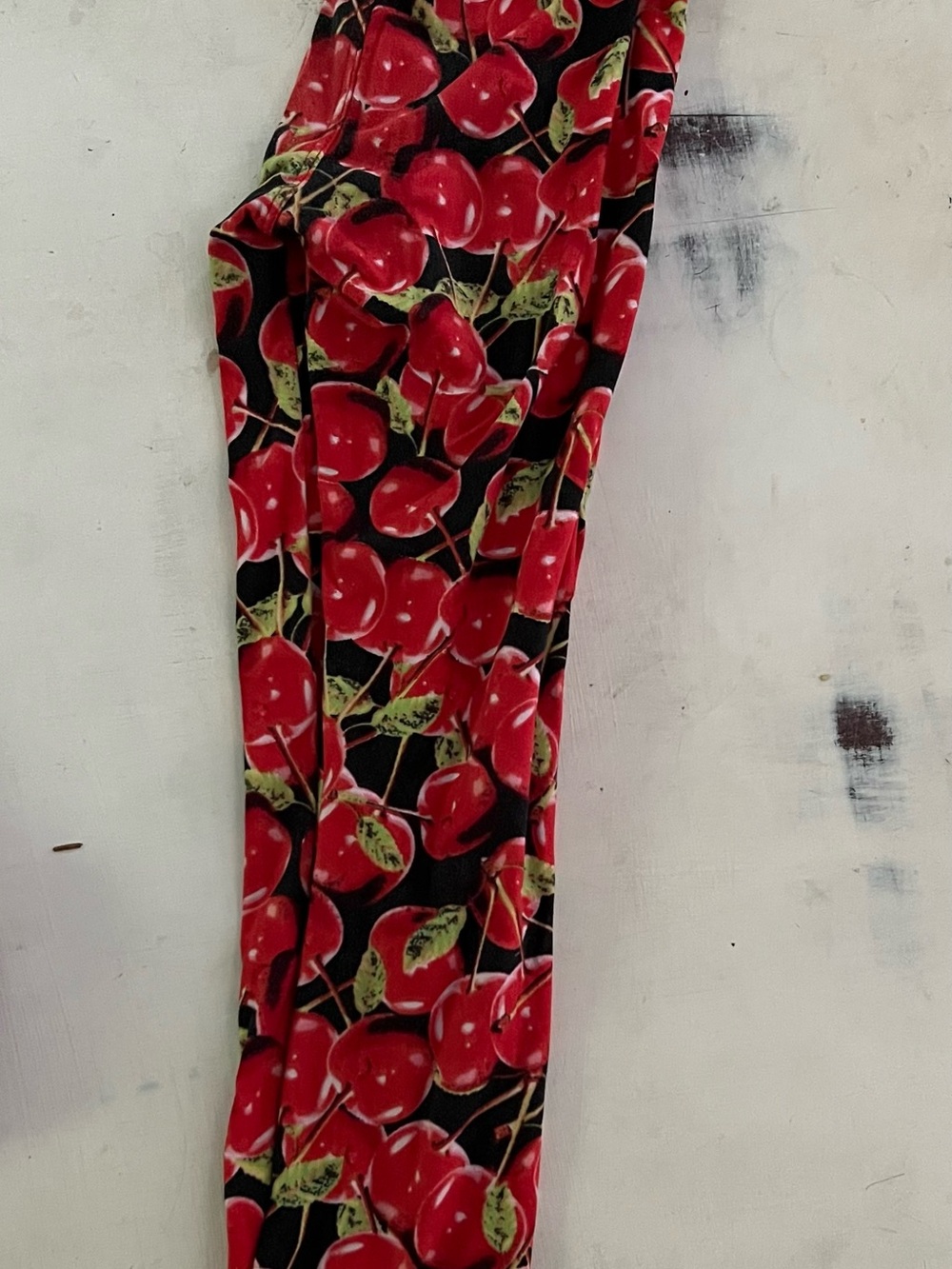 Girls 7/8 Lulu Luv Cherry Print Leggings - Soft, Stretch, Back to School